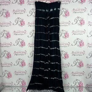 Napua collection Honolulu Hawaii dress strapless Chic Black and White Maxi Skirt